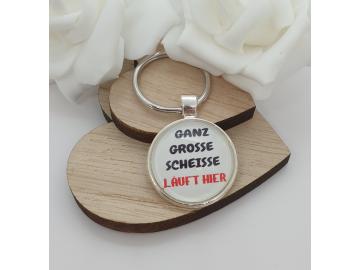 Schlüsselanhänger Ganz große . . . läuft hier